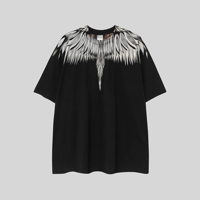 Marcelo Bron Mb spring and summer new top version gray and black pointed wing pr