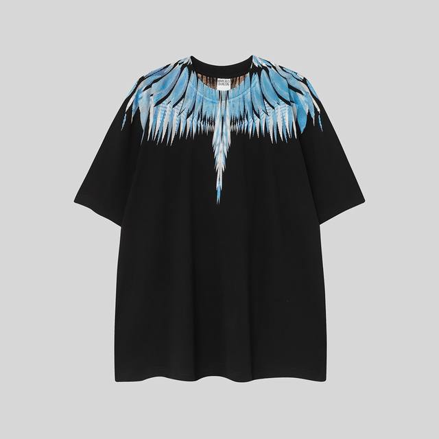 Marcelo Bron MB spring and summer new top version black and blue pointed wing pr