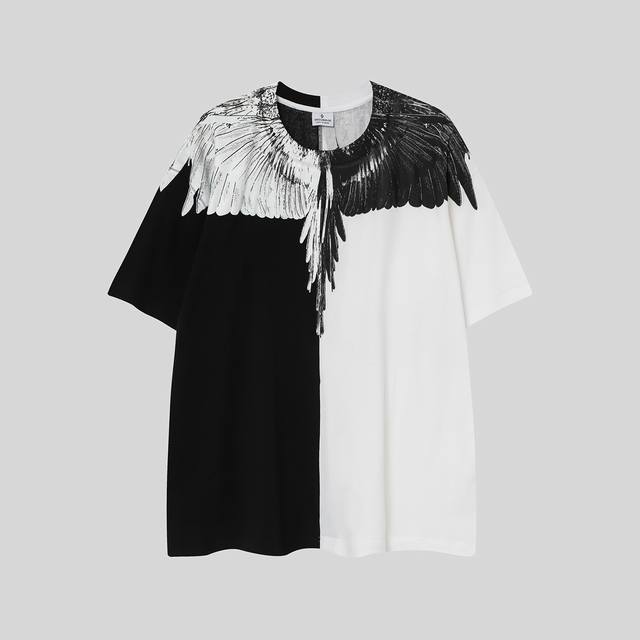 Marcelo Bron Mb spring and summer new top version black and white yin and yang p