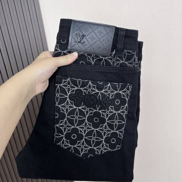 Style No. Cc811 Lv Louis Vuitton's latest super soft jeans Lv's top-grade materi