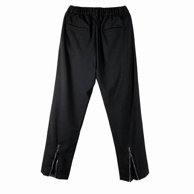 Style No. N210 Fog Men's and Women's High Street Heel Zipper Loose Straight Jean