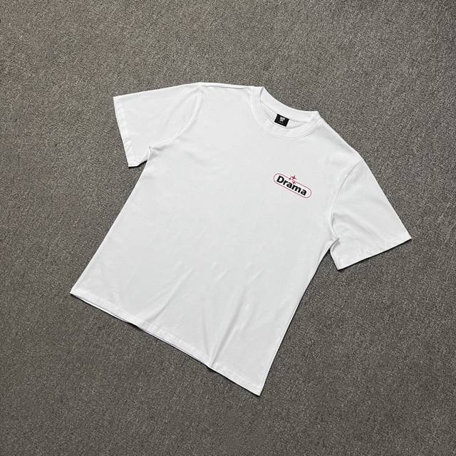Dc06# Actual photo Drama Call Logo Tee Cotton short sleeves 230G cotton double y