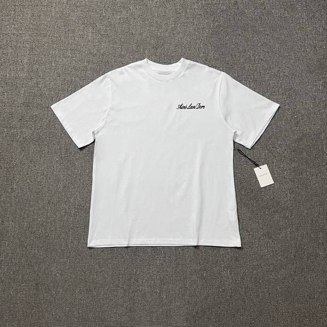 A43#Details real shot Aime Leon Dore Aldlogo Tee short sleeves 230G pure cotton