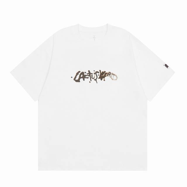 White background T110 Travis Scott Cactus Jack Blackout cartoon graffiti parade