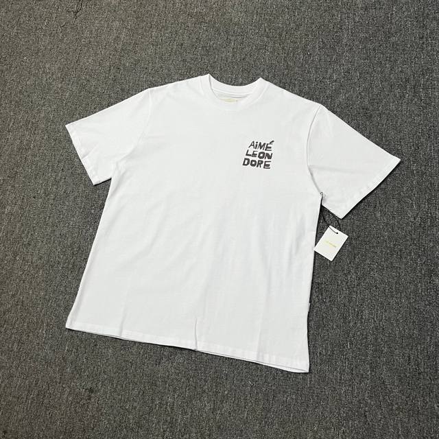 A12# Details real picture Aime Leon Dore Ald Ny Retro printed short sleeves 230G