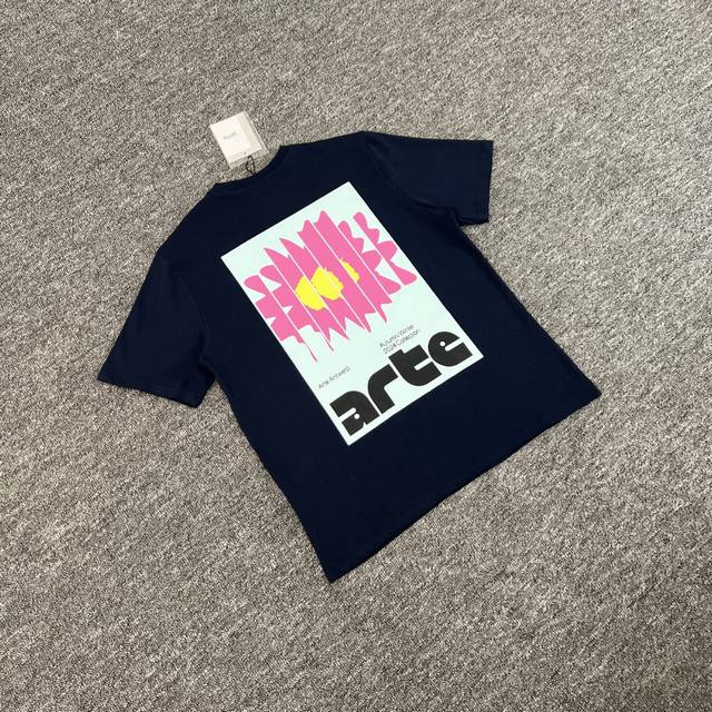 Art-207# Actual photos Arte Flower Poster T-Shirt Flower short sleeves 230G pure