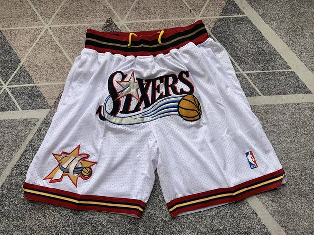 Style K05 Top embroidery version Mitchell & Ness X Just Don Philadelphia 76ers r