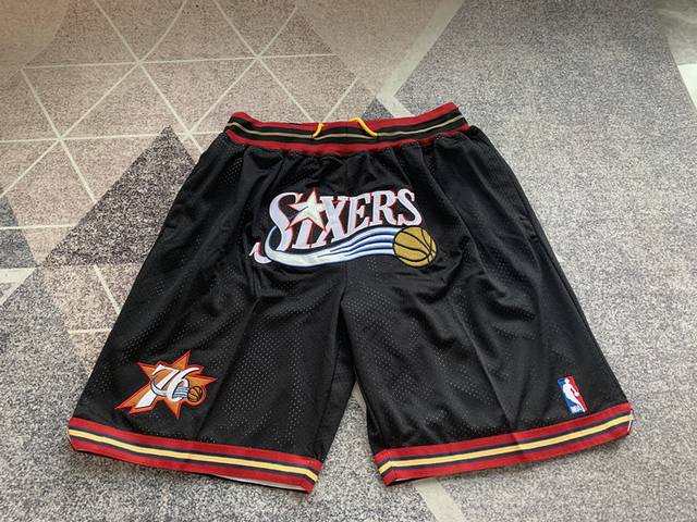 Style K05 Top embroidery version Mitchell & Ness X Just Don Philadelphia 76ers r