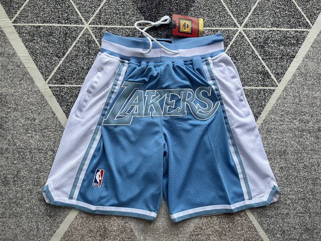 Style number: K74 Top embroidery version Just Don Nba Los Angeles Lakers Team Sh