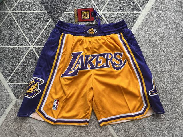 Style number: K48 Top embroidered version Just Don Nba Los Angeles Lakers Team S