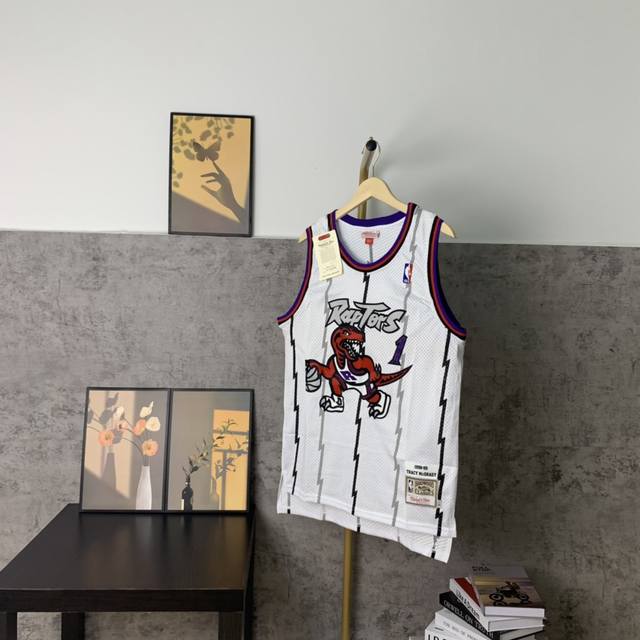Style S01 Top embroidery version Hanging photo Nba Raptors McGrady special limit