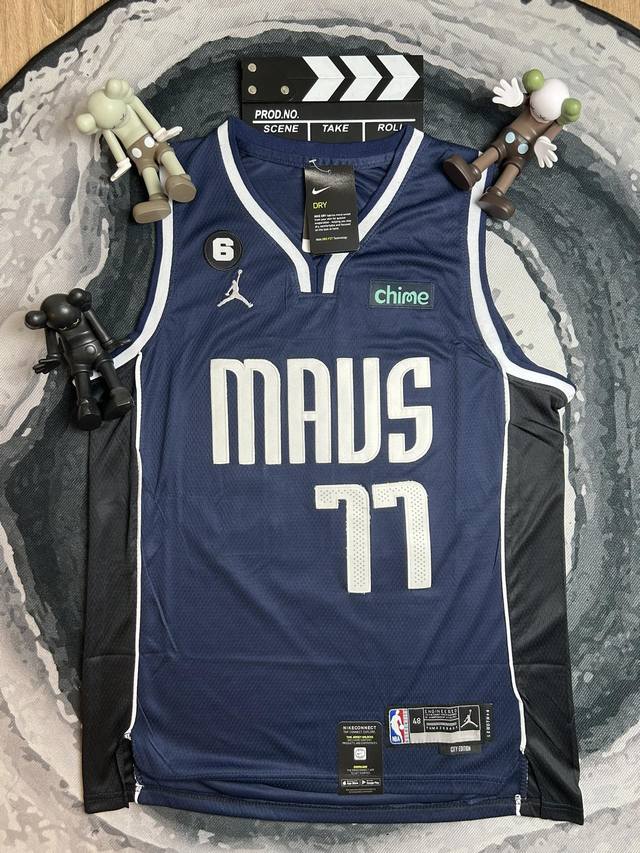 Style: S77 Top embroidery version Nike Nba Sw Fan Edition Dallas Mavericks Luka