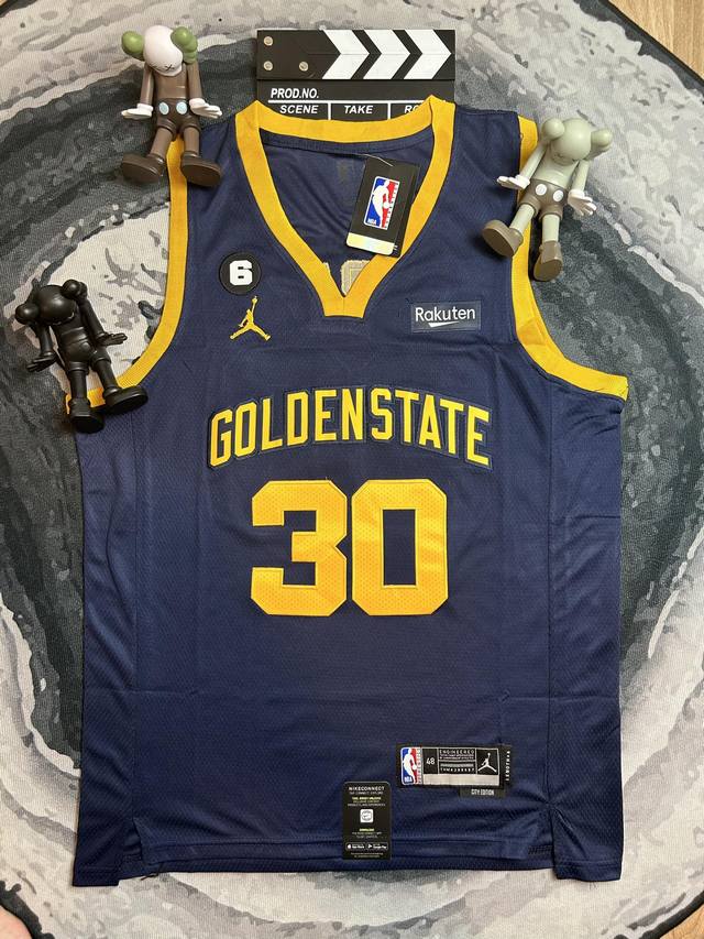 Style number: S00030 Top embroidery version Nba Golden State Warriors Stephen Cu