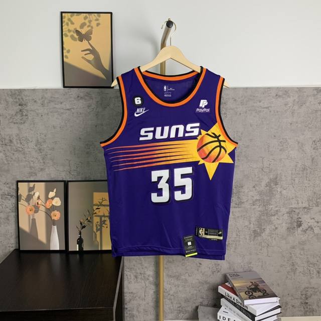 Style S035 Hanging picture Exclusive new Nike Nba Suns Durant jersey Phoenix tea