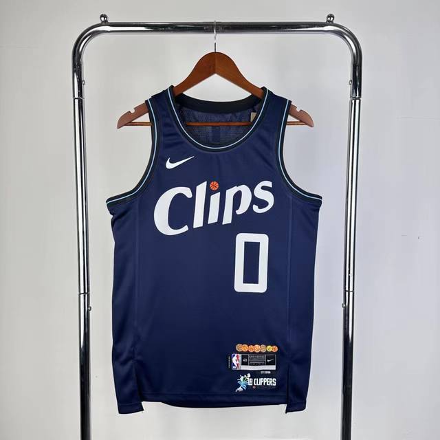 Style number: S00 Top embroidery version Westbrook. Westbrook Clippers 23-24 sea