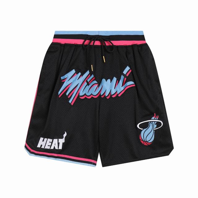 Model No. K12 White Background Detail NBA Heat Wade City Edition Dense Embroider