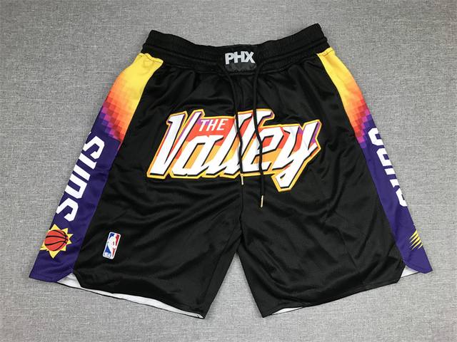 Style No. K150 Top embroidery version Suns City Edition Pocket Pants Basketball