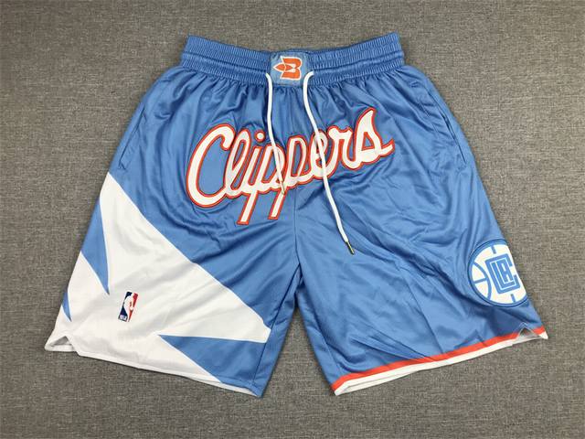 Style No. K149 Top embroidery version Clippers City Edition Pocket Pants Basketb