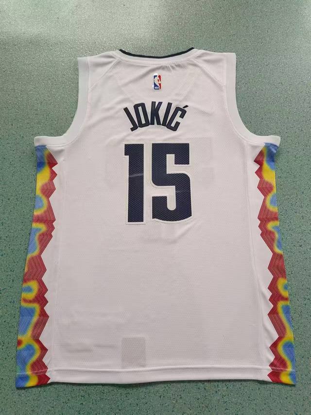 Style number: S82 Top embroidery version Nike Nba retro basketball vest Sw fan v