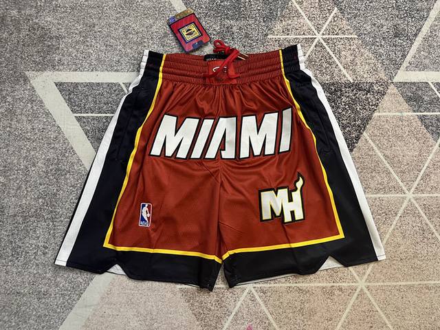 Style No. K34 Top embroidery version White background details Just Don Nba Miami