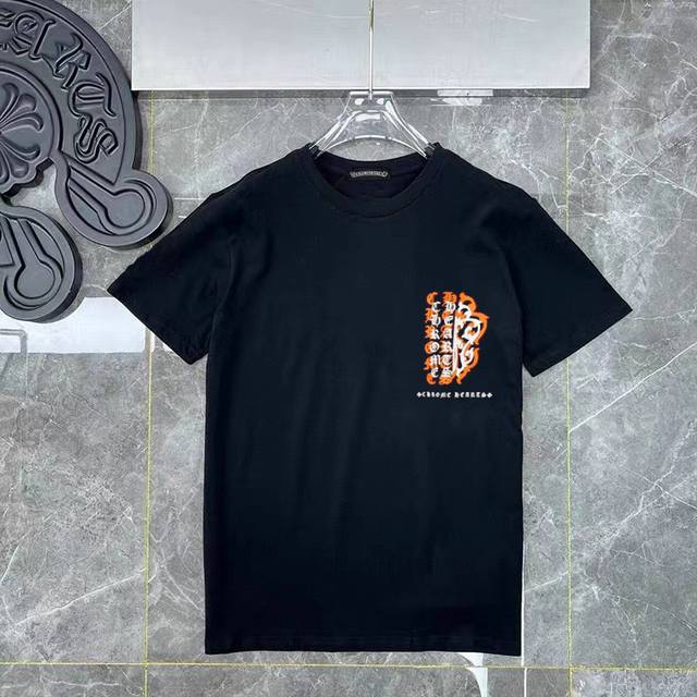 Model No. Ys29 Ch Heavy High Edition Chrome Heart Sanskrit Pure Cotton Men and W