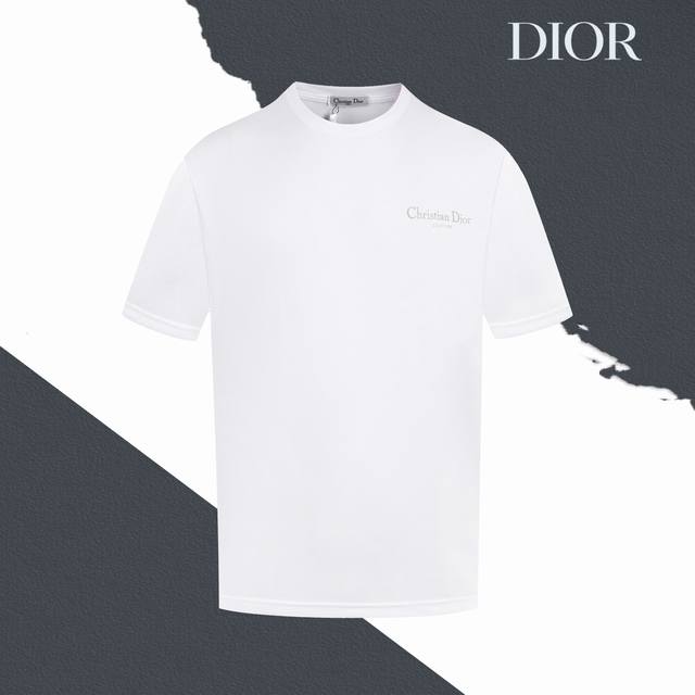 Style No. Ys106 Dior front and back letters worn print round neck short sleeves
