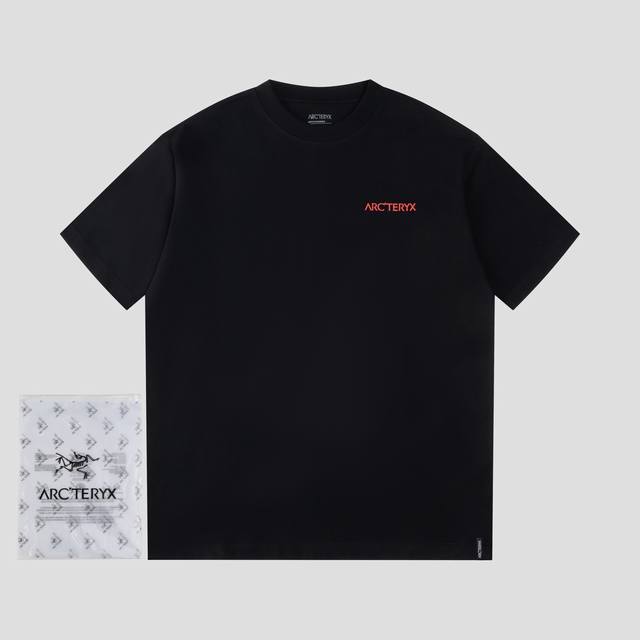 Model No. Ys50 Arc'Teryx chest printed logo short-sleeved T-shirt is made of 60-