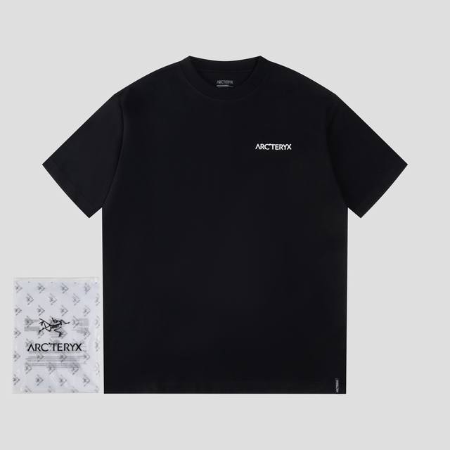 Model No. Ys51 Arc'Teryx chest printed logo short-sleeved T-shirt is made of 60-
