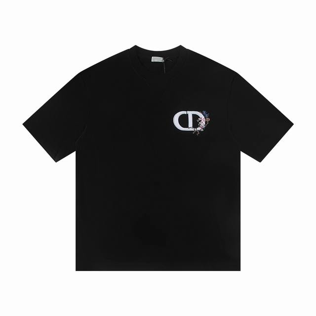 Dior Dior*2025 latest short-sleeved Material: High version 300G double yarn comb