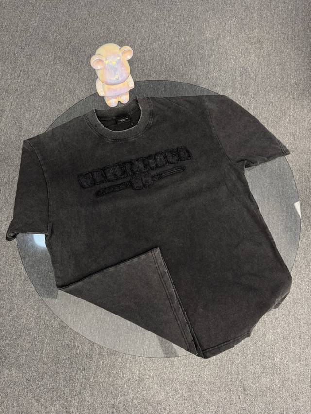 Top version difference currency 25Ss New Balenci*Ga Balenciaga letter logo chest