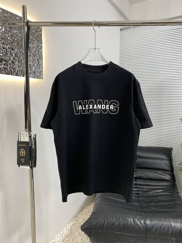 High quality Alexander Wang-Alexander Wang new short-sleeved Hot style! White pe