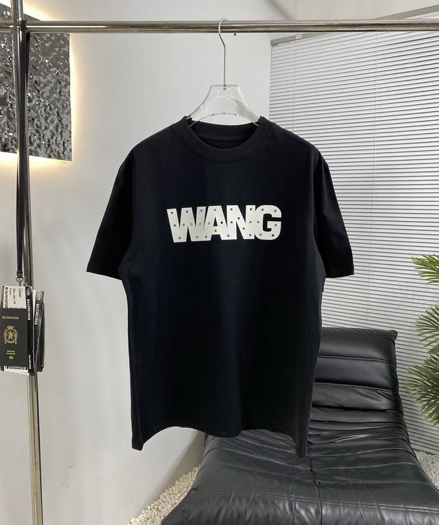 High quality Alexander Wang-Alexander Wang new short-sleeved Hot style! New craf