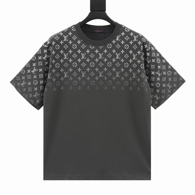 Style No. Y773 Louis Vuitton 24Ss old flower gradient print short sleeves The fa