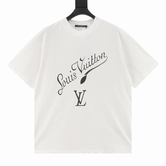 Style No. Y771 Louis Vuitton 25Ss Signature Logo Printed Short Sleeve T-shirt Si