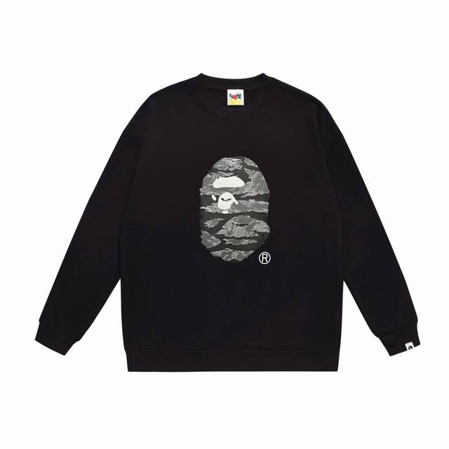 Model No. Sc553# Terry Plush 90 Top version Bape tiger camouflage letter ape hea