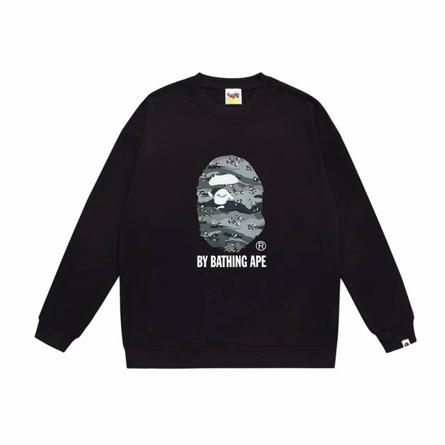 Style No. Sc542# Terry Plush 90 Top version Bape Desert Ape Head Letter Printed