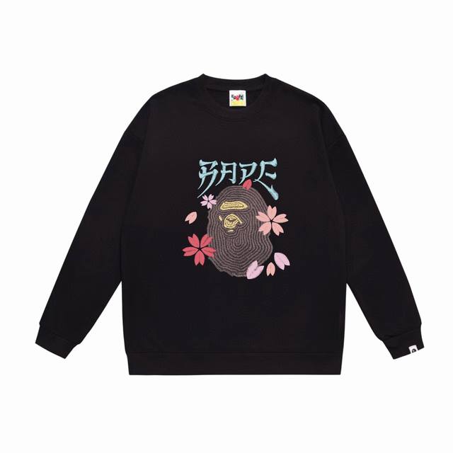 Model No. Sc536# Terry Plush 90 Top version Bape Ape Head Sakura Cartoon Print R