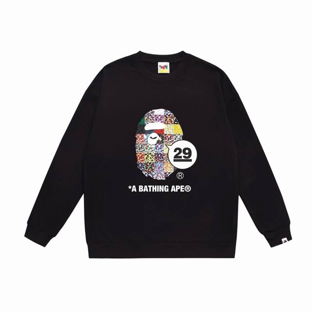 Model No. Sc527# Terry Plush 90 Top version Bape 29Th Anniversary Ape Head Tee D