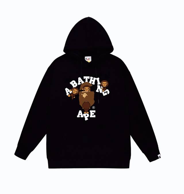 Model No. Sc839# Terry plus velvet 110 Top version Bape cartoon Baby Milo ape he
