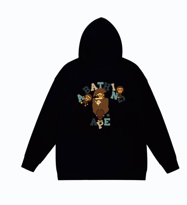 Model No. Sc838# Terry plus velvet 110 Top version Bape cartoon Baby Milo ape he