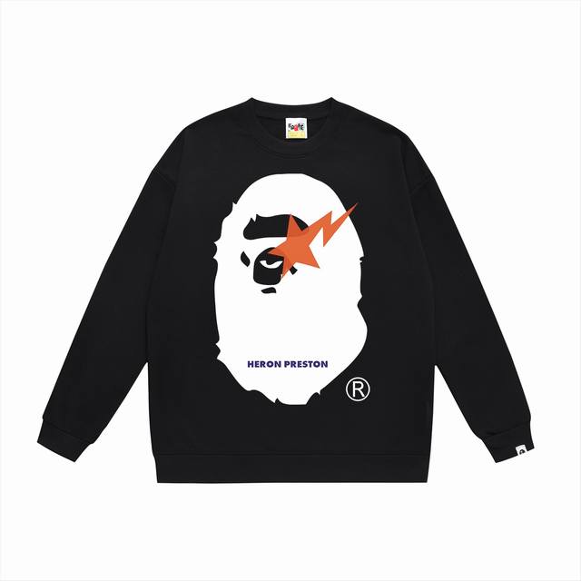 Model No. Sc500# Terry Plush 90 Top version Bape Lightning Ape Head Oversized Pa