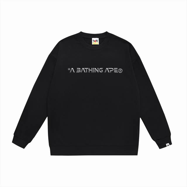 Model No. Sc479# Terry Plush 90 Top version Bape Ape Moon Letter Printed Round N