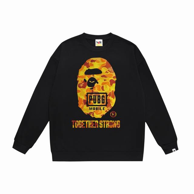 Model No. Sc472# Terry Plush 90 Top version Bape Peace Elite PUBG joint orange c