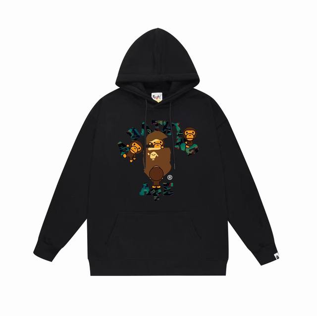 Model No. Sc719# Terry plus velvet 110 Top version Bape cartoon Baby Milo ape he