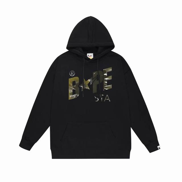 Model No. Sc714# Terry Plush 110 Top version Bape autumn and winter tie-dye lett