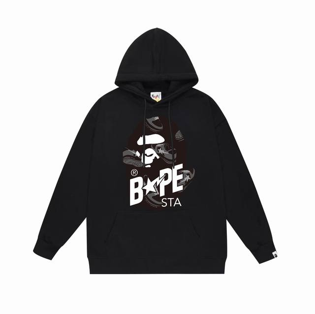Model No. Sc710# Terry plus velvet 110 Top version Bape ape head letter print St