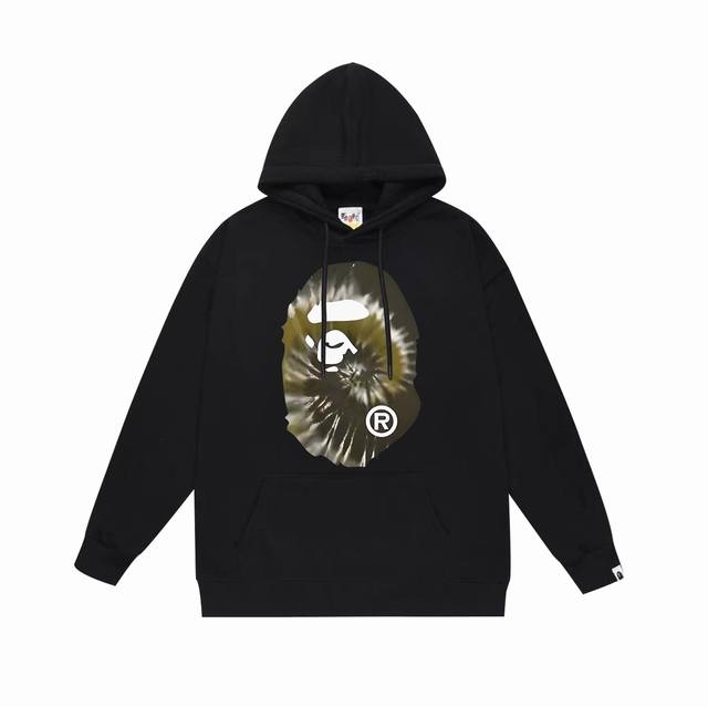 Model No. Sc708# Terry plus velvet 110 Top version Bape autumn and winter tie-dy