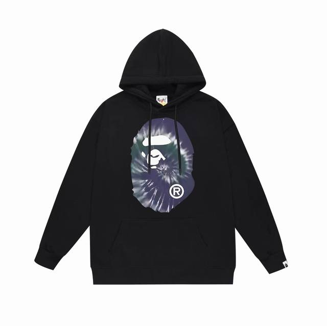 Model No. Sc707# Terry plus velvet 110 Top version Bape autumn and winter tie-dy
