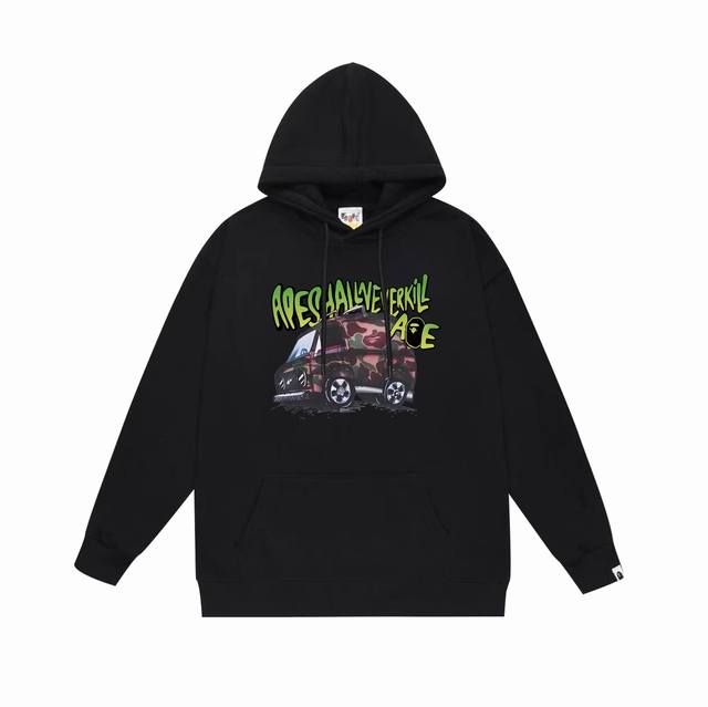 Style No. Sc703# Terry plus velvet top version Bape camouflage car graffiti ape