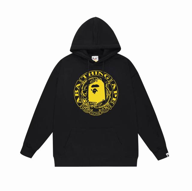 Style No. Sc697# Terry plus velvet top version Bape ape head Pisces letter round